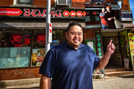 Jason L. <br> Association Lee (94 rue De La Gauchetière Ouest) "Elles symbolisent mes origines et mon avenir."