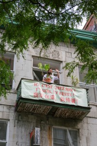Jean-Philippe <br> 118 rue De La Gauchetière Ouest "Le Quartier chinois est spécial par son histoire avec diverses communautés."