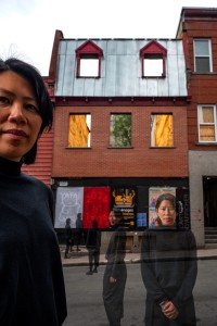 Murielle <br> Sun Ko Wah (1106 rue Clark) "Derrière les ruines reposent récits fugaces et sédentaires."