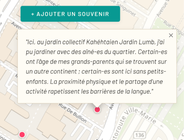 Carte narrative du Quartier chinois
